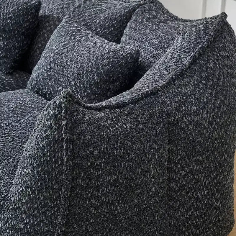 Fauteuil poire moelleux avec cœur en mousse haute résilience pour deux personnes