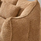 Fauteuil poire moelleux avec cœur en mousse haute résilience pour deux personnes