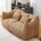 Fauteuil poire moelleux avec cœur en mousse haute résilience pour deux personnes