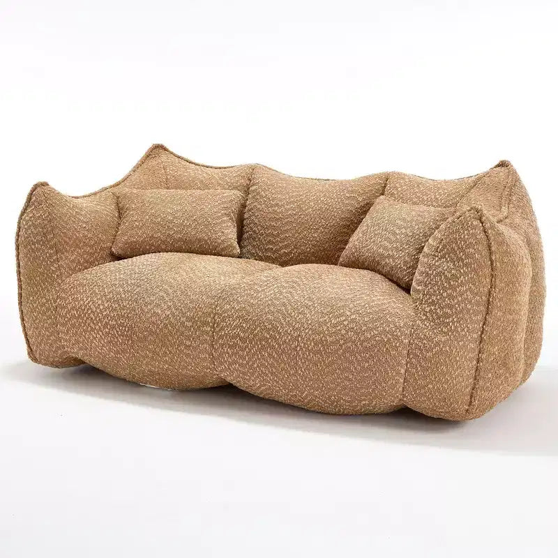 Fauteuil poire moelleux avec cœur en mousse haute résilience pour deux personnes