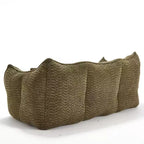 Fauteuil poire moelleux avec cœur en mousse haute résilience pour deux personnes