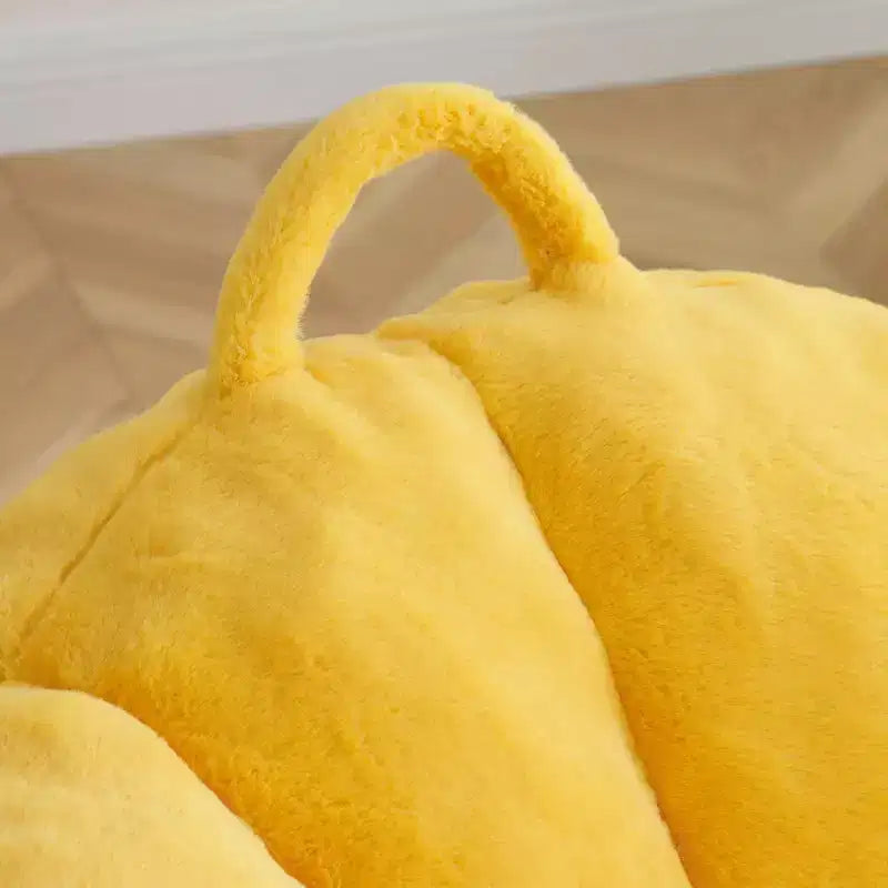 Fauteuil poire géant avec repose-pieds, surdimensionné pour adultes et enfants, en fausse fourrure en forme de coquille