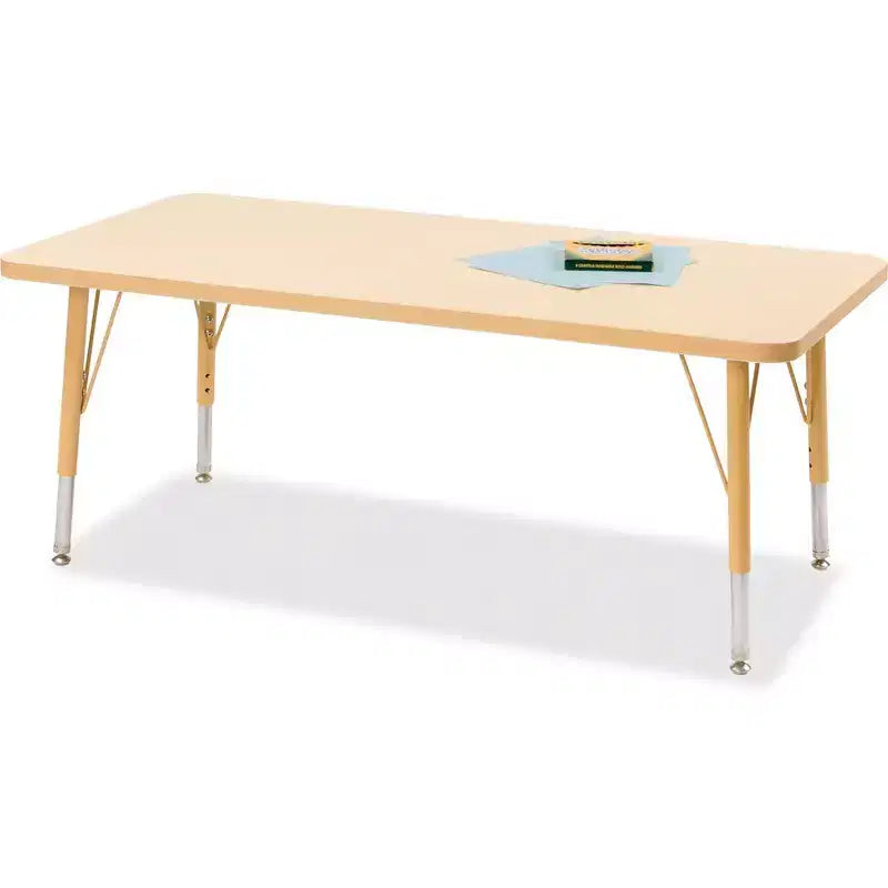Table rectangulaire Jonti-Craft Berries avec plateau/bordure en érable (24 x 36)