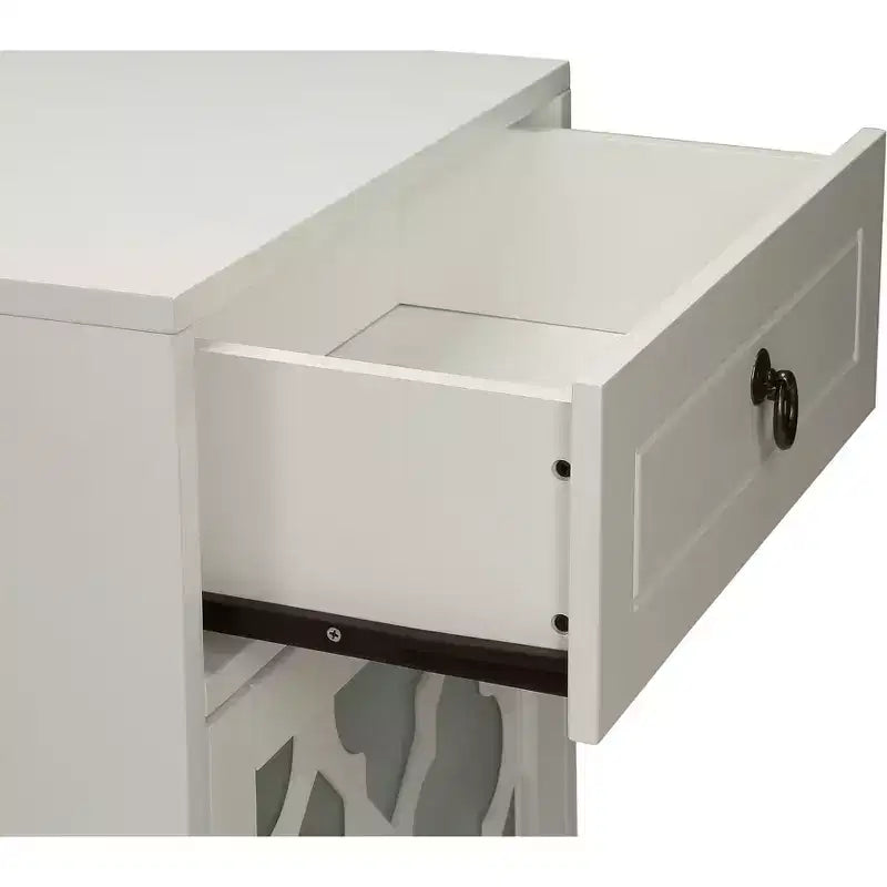 Commode de chambre à coucher rétro Okak avec 5 tiroirs en similicuir grain de bois, meuble de rangement avec glissières métalliques pour salon, couloir, entrée