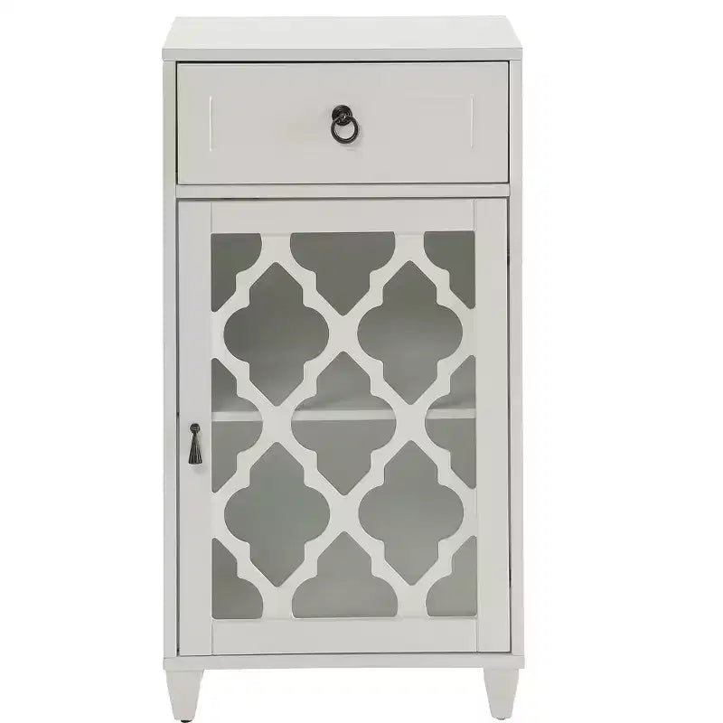 Commode de chambre à coucher rétro Okak avec 5 tiroirs en similicuir grain de bois, meuble de rangement avec glissières métalliques pour salon, couloir, entrée