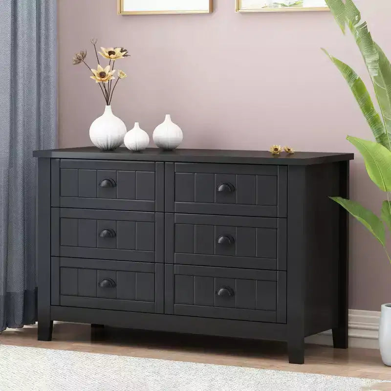Coiffeuse Okak Bluetooth LED avec commande par application, buffet de rangement en verre trempé et coins arrondis sécurisés pour les enfants, télécommande tactile pour chambre à coucher