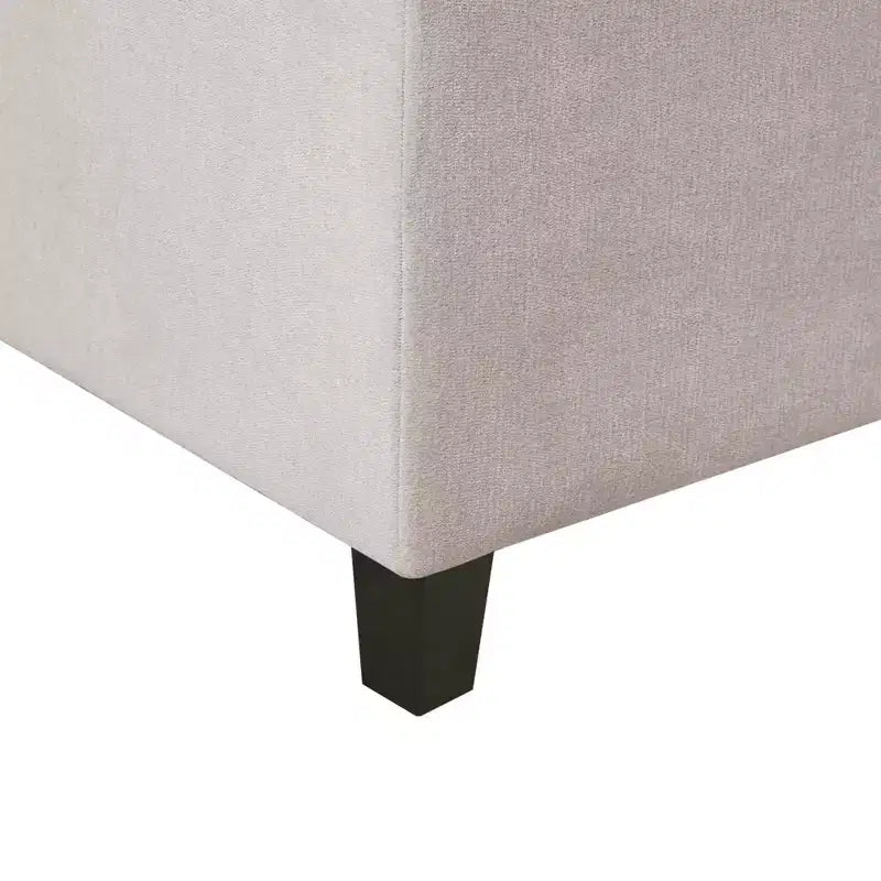 Banc de rangement multifonctionnel Okak avec repose-pieds rembourré capitonné, banc de lit, fermeture douce pour canapé, chambre, entrée