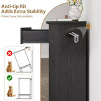 Garvee 5 Commode pour Chambre, Grande Commode à Tiroirs de 105 cm avec Rangement Autonome, Coffre de Rangement en Bois pour Salon, Chambre