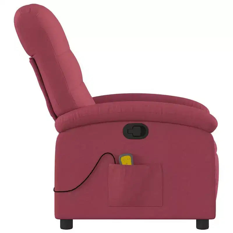 vidaXL Fauteuil de massage inclinable, dossier/repose-pieds réglable, canapé inclinable - Vert foncé