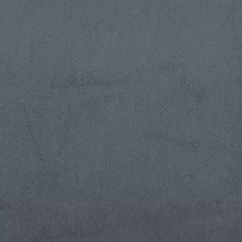 vidaXL Cadre de lit avec tête de lit sommier plateforme Meuble de chambre Velours - Gris foncé Double