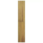 vidaXL Armoire à livres en bois de teck massif avec finition en teck naturel - Meuble de rangement multifonctionnel pour livres et appareils multimédias - Étagère ou meuble TV