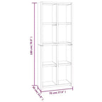 vidaXL Armoire à livres en bois de teck massif avec finition en teck naturel - Meuble de rangement multifonctionnel pour livres et appareils multimédias - Étagère ou meuble TV