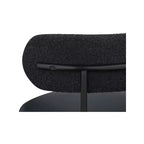 Tabourets de bar Meridian Furniture Beacon en cuir vegan noir, lot de 2