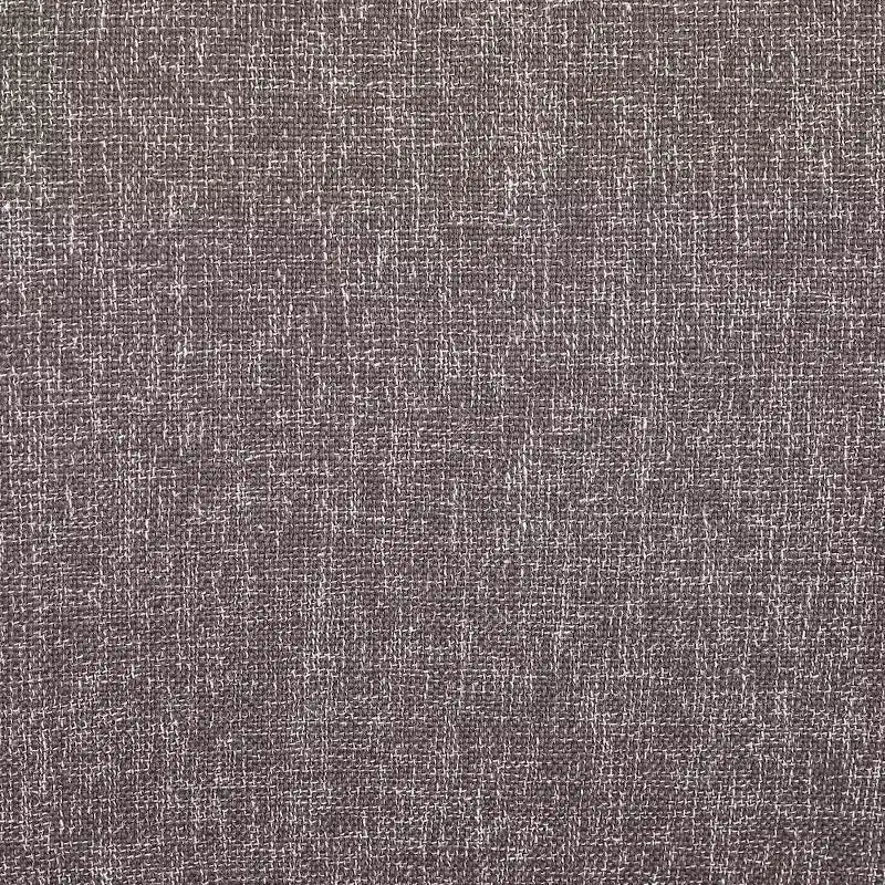 Meridian Furniture, Tabouret en tissu texturé lin marron Gramercy
