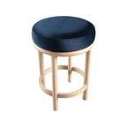 Meridian Furniture, Tabouret de comptoir Monette en velours marine