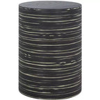 Bahan Round End Table - ACC2311A - Black - Safavieh
