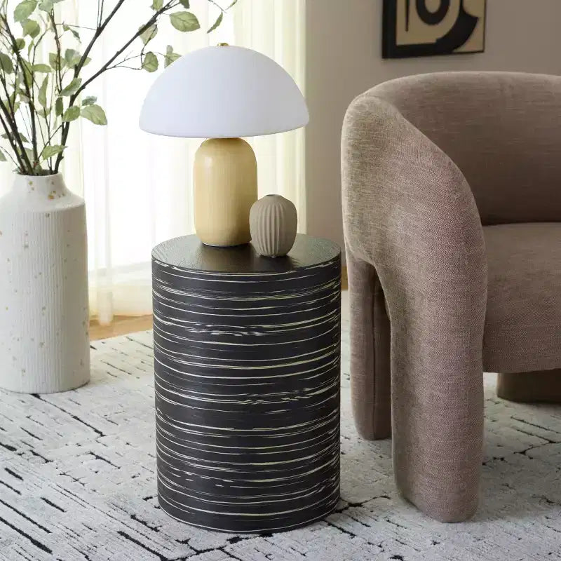 Matériau Table Ronde - ACC2311A - Noir - Safavieh