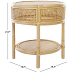 Table d'appoint ronde Arvid - ACC6505A - Naturel - Safavieh