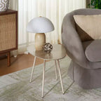 Table d'appoint en céramique moyenne Mint - ACC2913A - Céramique beige/Beige - Safavieh