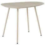 Table d'appoint en céramique moyenne Mint - ACC2913A - Céramique beige/Beige - Safavieh