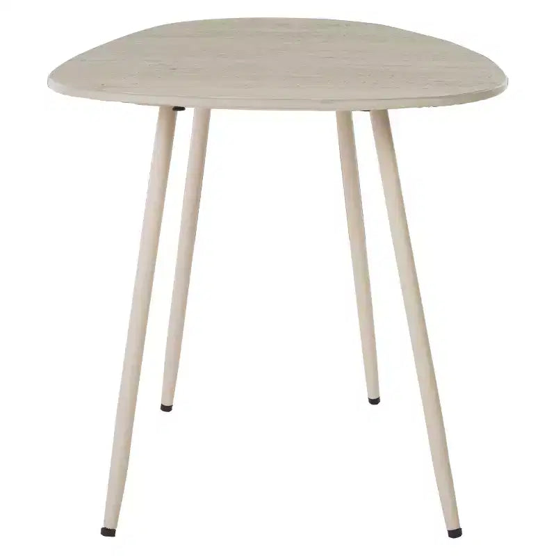 Table d'appoint en céramique moyenne Mint - ACC2913A - Céramique beige/Beige - Safavieh
