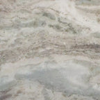 Table d'appoint Mono Medium Marble - ACC2907A - Marbre blanc cassé/Noyer - Safavieh