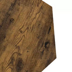 Okak 47.24 Tables basses modernes, lot de 2, tables d'appoint hexagonales, tables de chevet Sumac birman pour salon, bureau, balcon, jardin