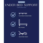 Matelas 9" double face Christopher Knight Home Quentin Foam Core par Restonic