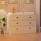 Commode à langer Acekool - Rangement sûr à 6 tiroirs pour bébé