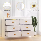 Commode à langer Acekool - Rangement sûr à 6 tiroirs pour bébé