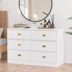 Commode à langer Acekool - Rangement sûr à 6 tiroirs pour bébé