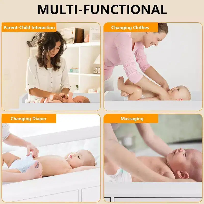 Commode à langer Acekool - Rangement sûr à 6 tiroirs pour bébé