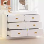 Commode à langer Acekool - Rangement sûr à 6 tiroirs pour bébé
