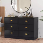 Commode à langer Acekool - Rangement sûr à 6 tiroirs pour bébé
