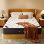 Swedrea Hybrid Mattress Medium Gel Memory Cashmere Wool in White