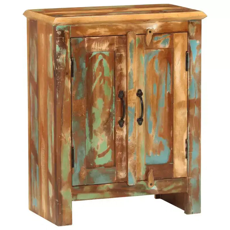 vidaXL Buffet avec 2 portes 55x30x70 cm Bois de récupération massif