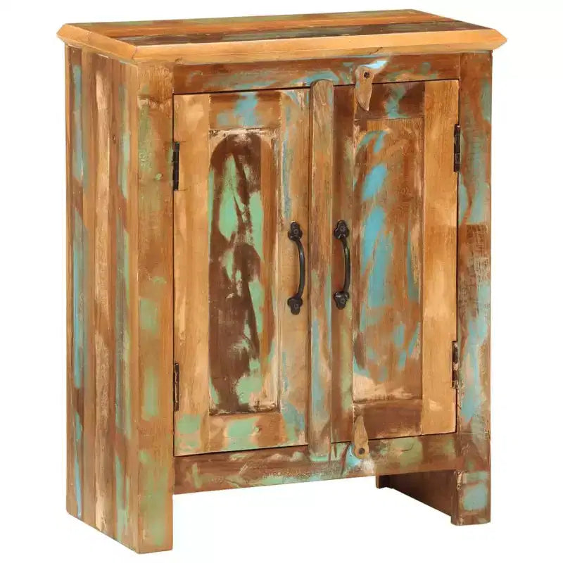 vidaXL Buffet avec 2 portes 55x30x70 cm Bois de récupération massif