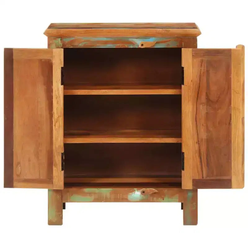 vidaXL Buffet avec 2 portes 55x30x70 cm Bois de récupération massif