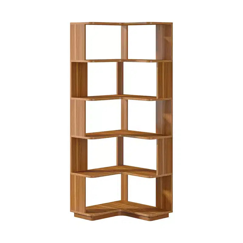 MAYEERTY Étagère d'Angle en L Peu Encombrante, Étagère de Rangement Multifonctionnelle pour Chambre à Coucher et Bureau