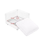 Élégant canapé blanc en chenille avec assise de rangement, dossier et accoudoirs cylindriques