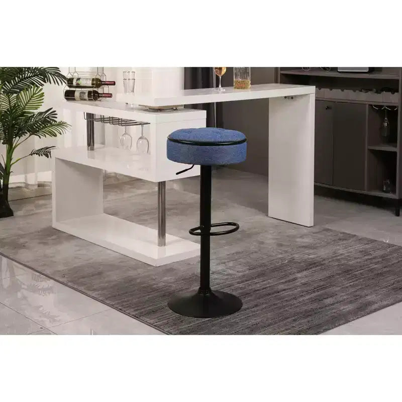 MAYEERTY Bureau d'angle en L avec support d'écran, tiroirs et étagères de rangement