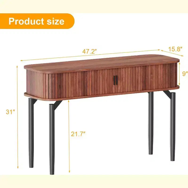 Console, avec espace de rangement, table de canapé, table d'entrée de salon, utilisée pour le couloir, la cuisine