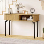Console, avec espace de rangement, table de canapé, table d'entrée de salon, utilisée pour le couloir, la cuisine