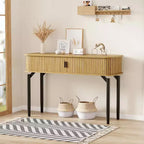Console, avec espace de rangement, table de canapé, table d'entrée de salon, utilisée pour le couloir, la cuisine