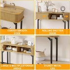 Console, avec espace de rangement, table de canapé, table d'entrée de salon, utilisée pour le couloir, la cuisine