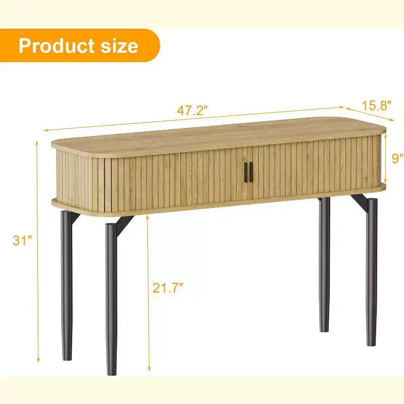 Console, avec espace de rangement, table de canapé, table d'entrée de salon, utilisée pour le couloir, la cuisine