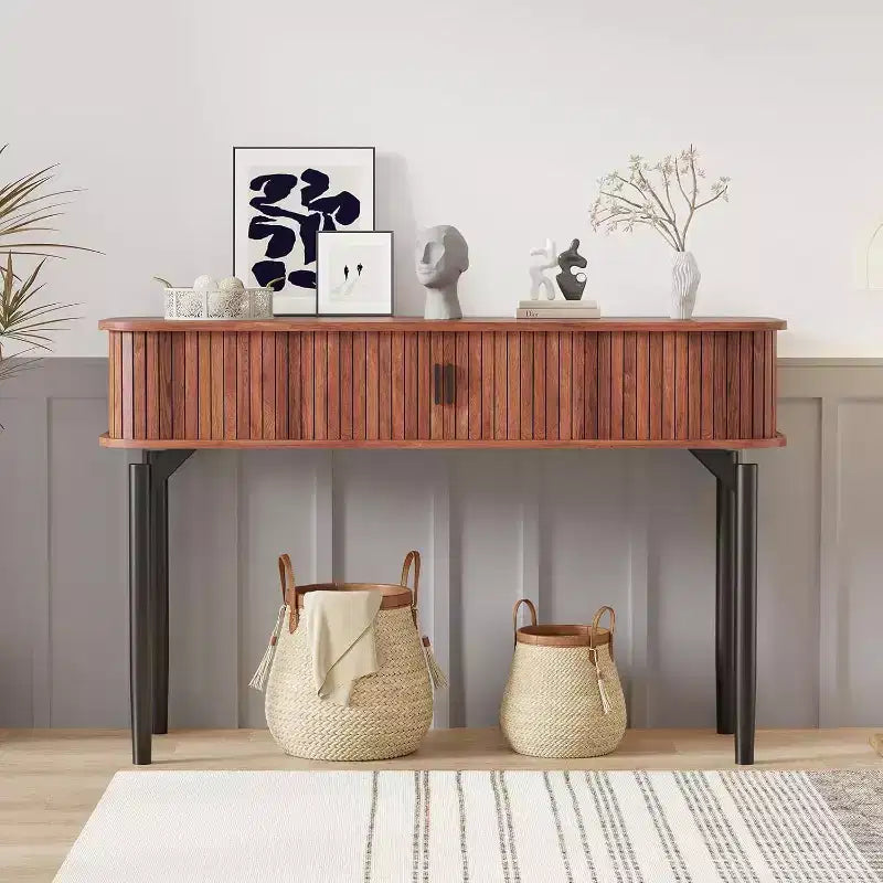 Console, avec espace de rangement, table de canapé, table d'entrée de salon, utilisée pour le couloir, la cuisine