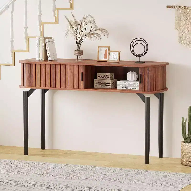 Console, avec espace de rangement, table de canapé, table d'entrée de salon, utilisée pour le couloir, la cuisine