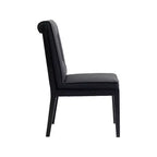 Meridian Furniture, Chaise de salle à manger Gwendolyn en cuir végétalien, lot de 2