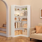 Bibliothèque haute GUSTOWAVE de 180 cm, étagère industrielle à 6 niveaux avec cadre métallique robuste, étagères de rangement de style ferme